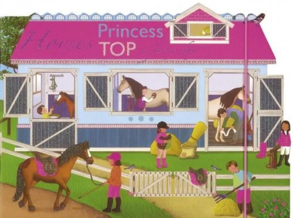 Akciós ár Princess TOP - Horses: a funny day (pink)