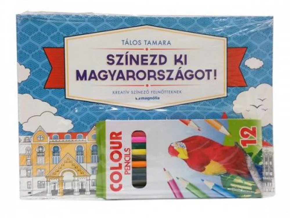 Exkluzív ajánlat Színezd ki Magyarországot! - ajándék ceruzával