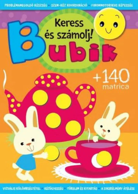 Keress és számolj! - Készségfejlesztő foglalkoztató +140 matricával Kiárusítás
