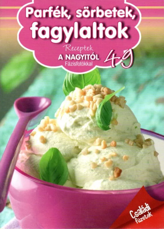 Receptek a Nagyitól 49. - Parfék, sörbetek, fagylaltoksa Újdonság