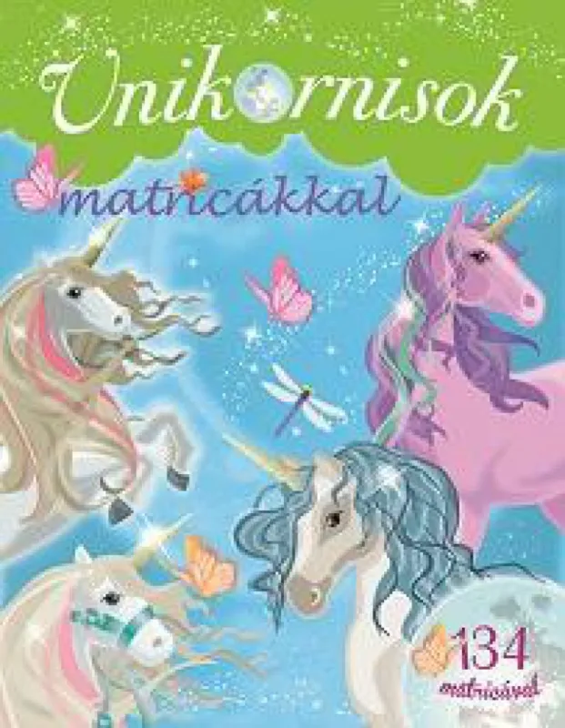 Rendeld meg most Unikornisok matricákkal - Zöld