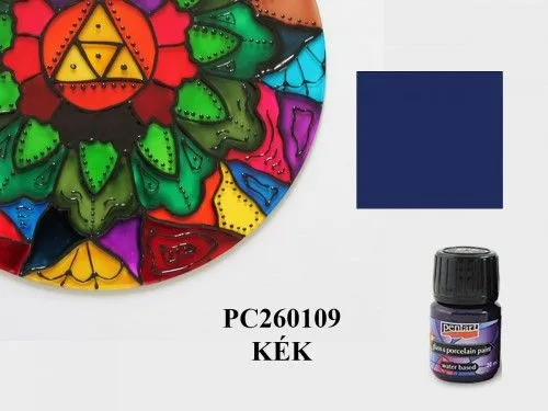 Árcsökkenés Üveg és porcelánfesték 30ml KÉK