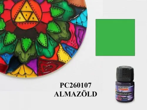 Bestseller Üveg és porcelánfesték 30ml ALMAZÖLD