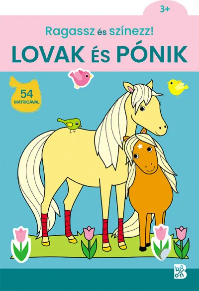 Biztonságos vásárlás Ragassz és színezz! - Lovak és pónik