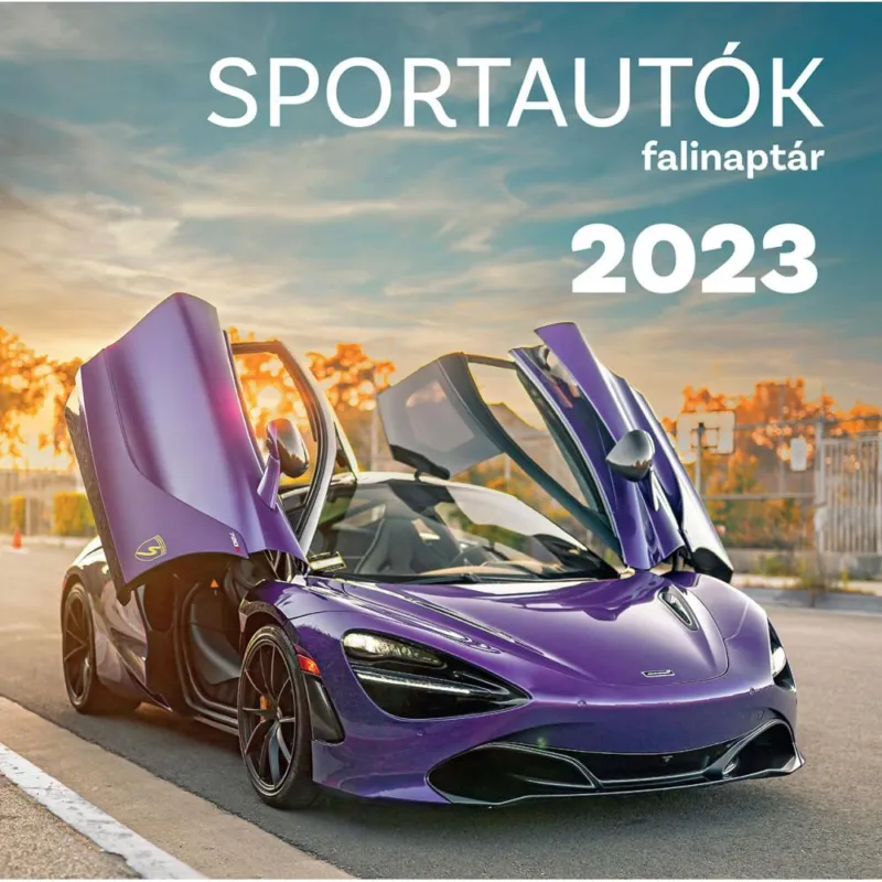 Sportautók falinaptár - 2023 Végkiárusítás