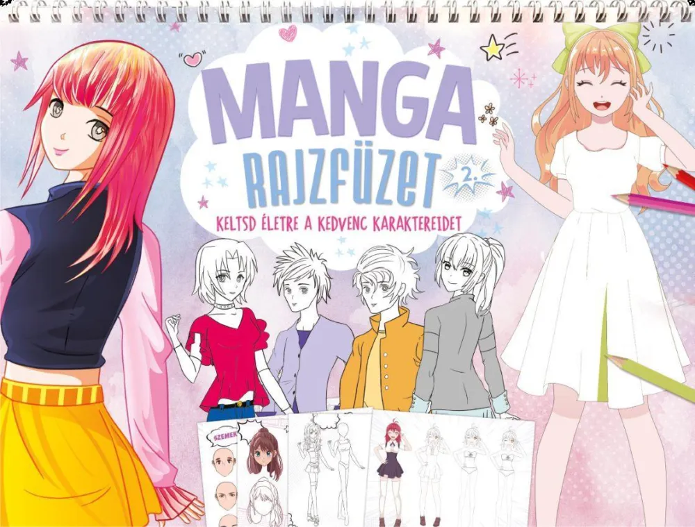 Manga rajzfüzet 2. Kedvezményes ár