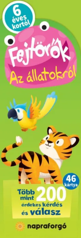 Szuper akció Fejtörők - Az állatokról - 6 éves kortól