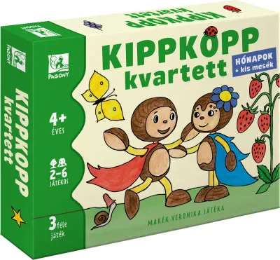 Kippkopp kvartett - Társasjáték Gyors szállítás