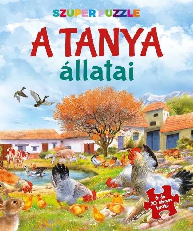 Kedvezmény Szuper puzzle - A tanya állatai