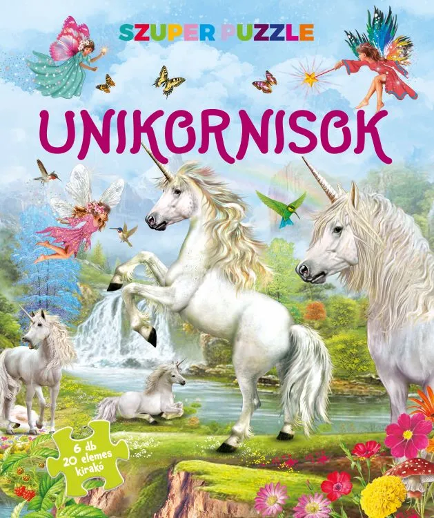 Újdonság Szuper puzzle - Unikornisok