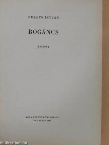 Bogáncs I-II. (Ifjúsági kiskönyvtár) - Egybekötve Biztonságos fizetés
