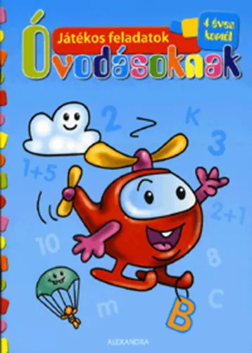 Játékos feladatok óvodásoknak (kék) - 4 éves kortól Csak ma