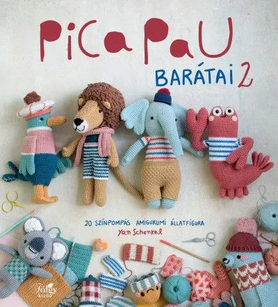 Gyors kiszállítás Pica Pau barátai 2. - 20 színpompás amigurumi állatfigura