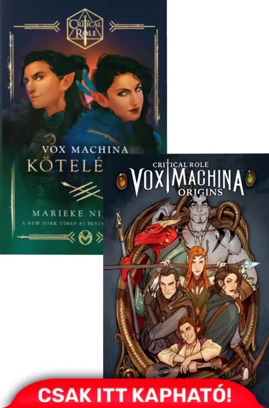 Vox Machina Origins - A teljes gyűjtemény 1. - Excluisve, limitált + Vox Machina: Kötelékek Újdonság