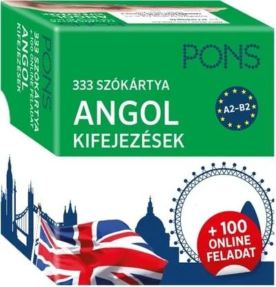 Nézd meg most PONS 333 szókártya Angol kifejezések + 100 online feladat - Újrakezdő és haladó nyelvtanulóknak