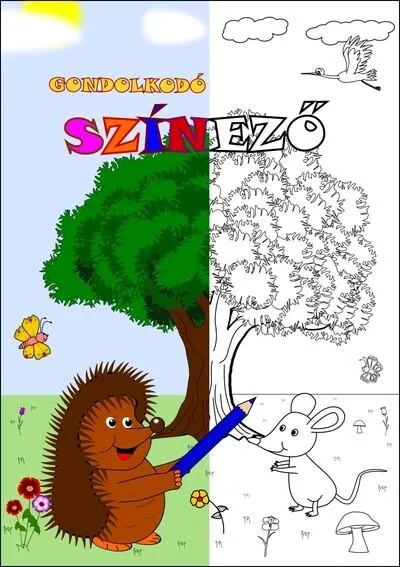 Szezonális akció Gondolkodó Színező