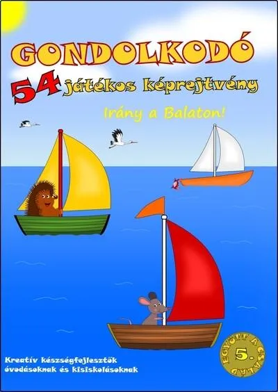 Gondolkodó - 54 játékos képrejtvény - Irány a Balaton! Biztonságos fizetés