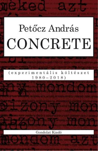 Árcsökkenés Concrete - Experimentális költészet 1980-2018