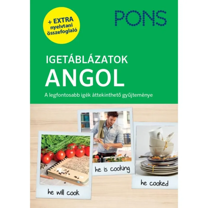 PONS IGETÁBLÁZATOK ANGOL- ÚJ+ EXTRA NYELVTANI ÖSSZEFOGLALÓ Vedd meg online