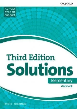 SOLUTIONS 3RD ED. ELEMENTARY WORKBOOK (HU) Olcsóbb